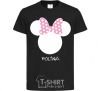 Kids T-shirt Polina minnie mouse black фото