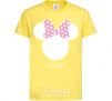 Детская футболка Polina minnie mouse Лимонный фото