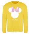 Sweatshirt Polina minnie mouse yellow фото