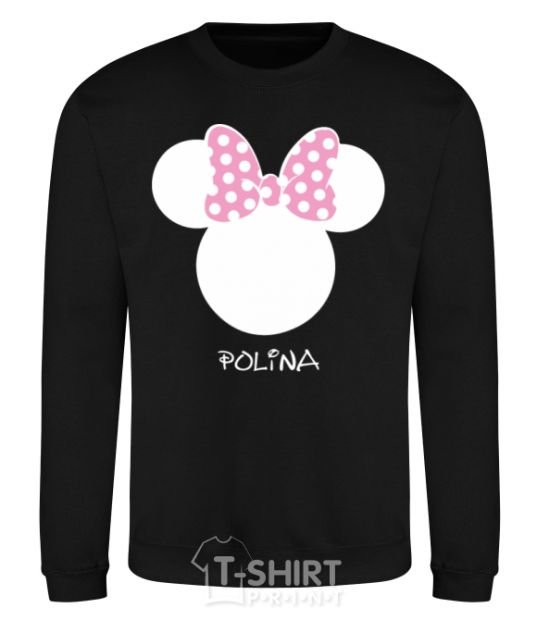 Sweatshirt Polina minnie mouse black фото