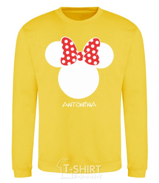 Sweatshirt Antonina minnie mouse yellow фото