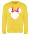 Sweatshirt Antonina minnie mouse yellow фото
