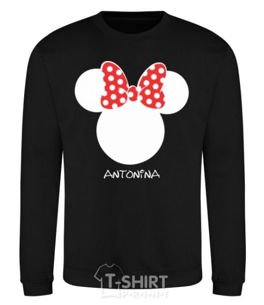 Sweatshirt Antonina minnie mouse black фото