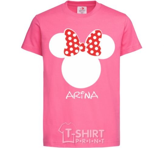 Kids T-shirt Arina minnie mouse heliconia фото