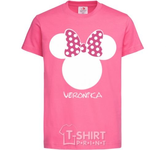 Kids T-shirt Veronika minnie mouse heliconia фото