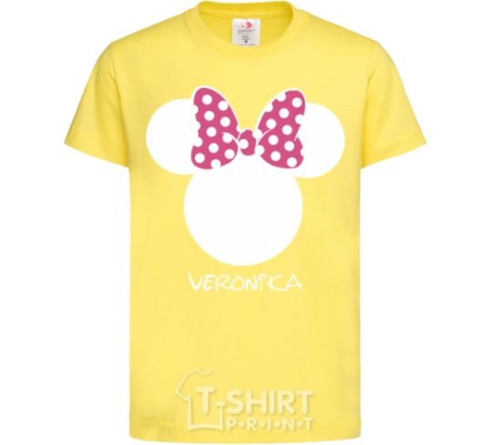 Kids T-shirt Veronika minnie mouse cornsilk фото