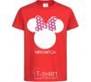 Kids T-shirt Veronika minnie mouse red фото