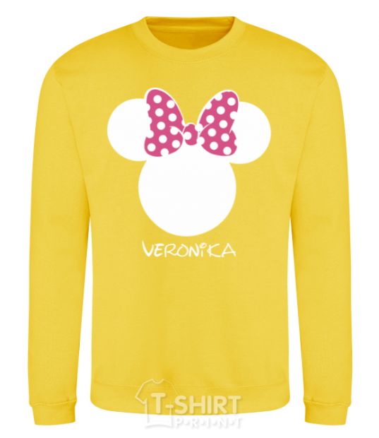 Sweatshirt Veronika minnie mouse yellow фото