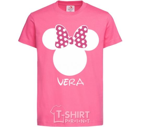 Kids T-shirt Vera minnie mouse heliconia фото