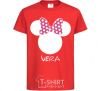 Kids T-shirt Vera minnie mouse red фото