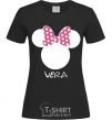 Women's T-shirt Vera minnie mouse black фото