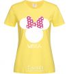 Women's T-shirt Vera minnie mouse cornsilk фото