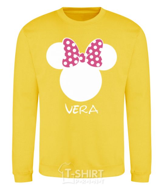 Sweatshirt Vera minnie mouse yellow фото