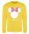 Sweatshirt Vera minnie mouse yellow фото