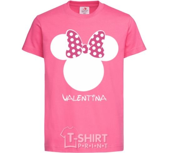 Kids T-shirt Valentina minnie mouse heliconia фото