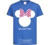 Kids T-shirt Valentina minnie mouse royal-blue фото