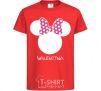 Kids T-shirt Valentina minnie mouse red фото