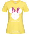 Women's T-shirt Valentina minnie mouse cornsilk фото