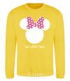 Sweatshirt Valentina minnie mouse yellow фото