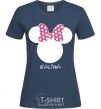 Women's T-shirt Galina minnie mouse navy-blue фото