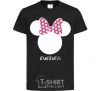 Kids T-shirt Evgenia minnie mouse black фото