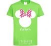 Kids T-shirt Evgenia minnie mouse orchid-green фото