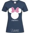 Women's T-shirt Evgenia minnie mouse navy-blue фото