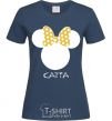 Women's T-shirt Katia minnie mouse navy-blue фото