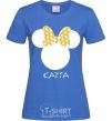 Women's T-shirt Katia minnie mouse royal-blue фото