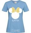 Women's T-shirt Katia minnie mouse sky-blue фото