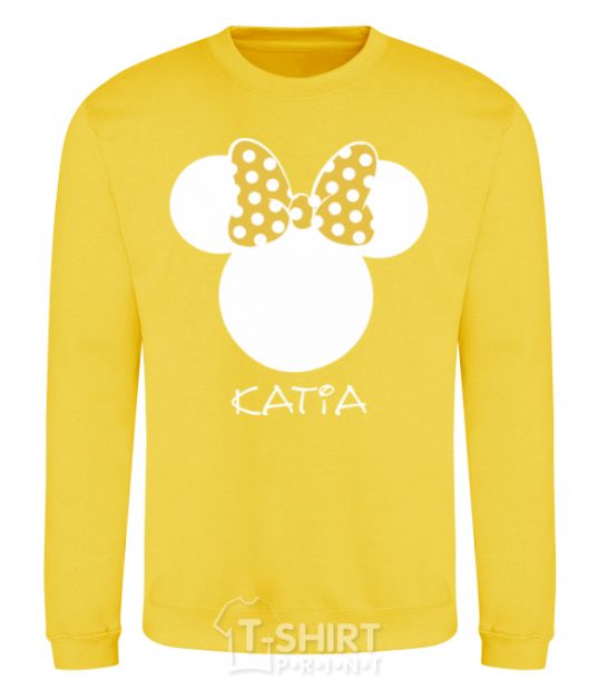 Sweatshirt Katia minnie mouse yellow фото