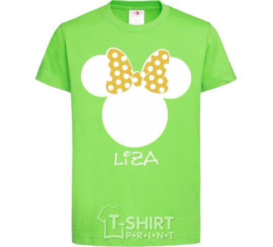 Kids T-shirt Liza minnie mouse orchid-green фото