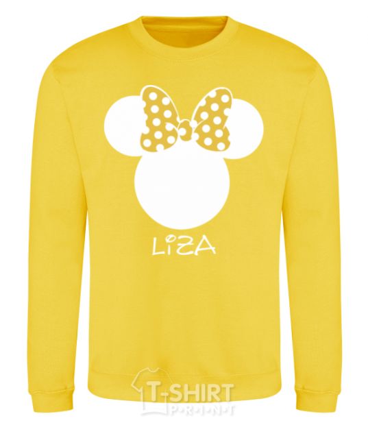 Sweatshirt Liza minnie mouse yellow фото