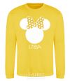 Sweatshirt Liza minnie mouse yellow фото