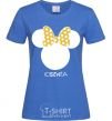 Женская футболка Ksenia minnie mouse Ярко-синий фото
