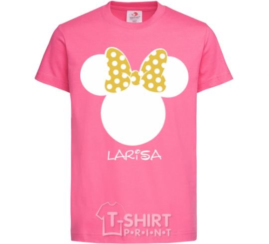 Kids T-shirt Larisa minnie mouse heliconia фото