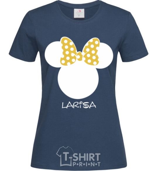 Женская футболка Larisa minnie mouse Темно-синий фото