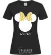 Женская футболка Larisa minnie mouse Черный фото