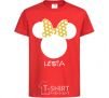 Kids T-shirt Lesia minnie mouse red фото