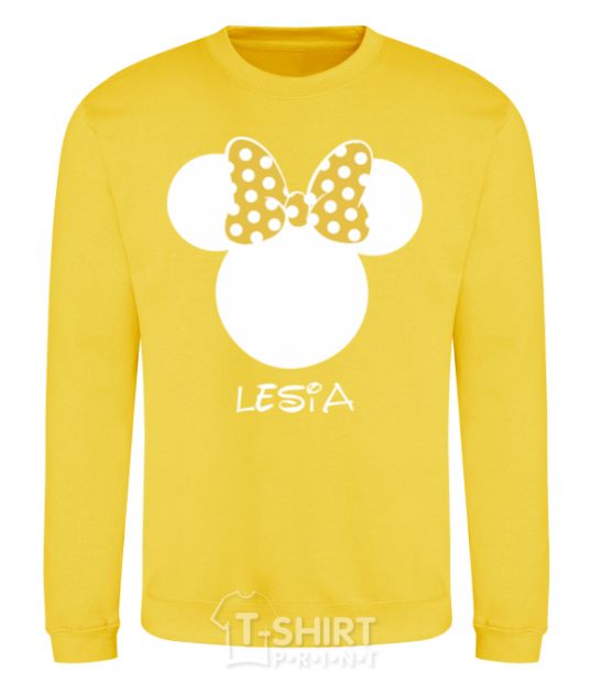 Sweatshirt Lesia minnie mouse yellow фото