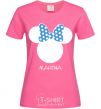 Женская футболка Marina minnie mouse Ярко-розовый фото