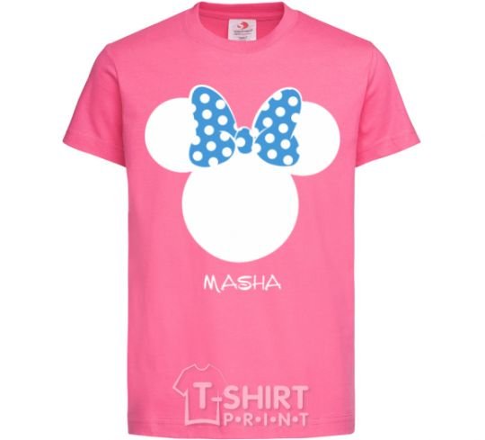 Kids T-shirt Masha minnie mouse heliconia фото