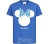 Kids T-shirt Masha minnie mouse royal-blue фото