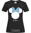 Women's T-shirt Masha minnie mouse black фото