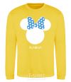 Sweatshirt Masha minnie mouse yellow фото