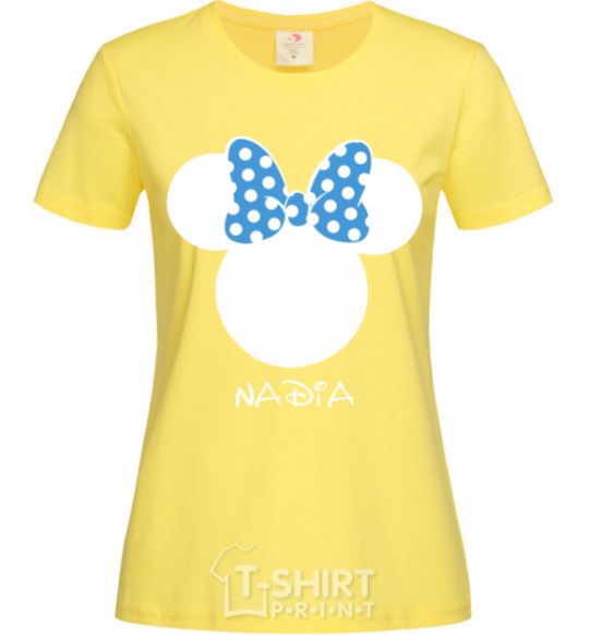 Women's T-shirt Nadia minnie mouse cornsilk фото