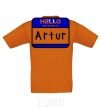 Kids T-shirt Hello my name is Artur cornsilk фото