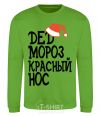 Sweatshirt Santa Claus Red Nose orchid-green фото