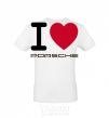 Men's T-Shirt I love Porsche White фото