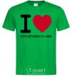 Men's T-Shirt I love Porsche kelly-green фото